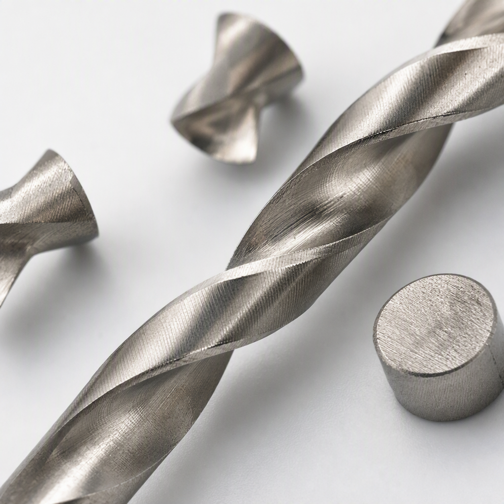 The silver twist drill bit is a special high-speed steel drill bit for metal processing, with a diameter of 6mm Application Scenario