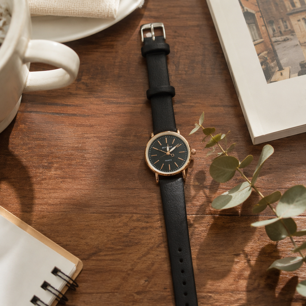 Fashionable and simple quartz electronic watch for clothing accessories Item Picture