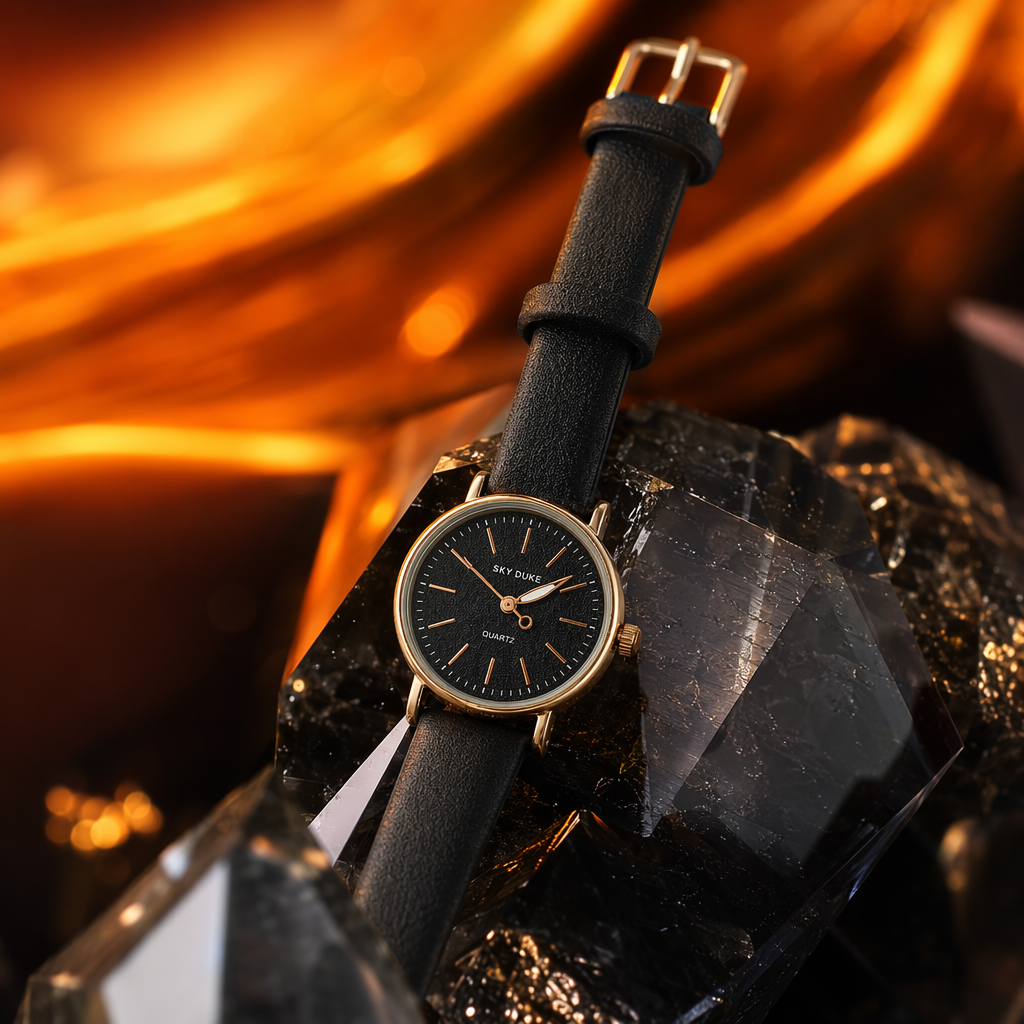 Fashionable and simple quartz electronic watch for clothing accessories
