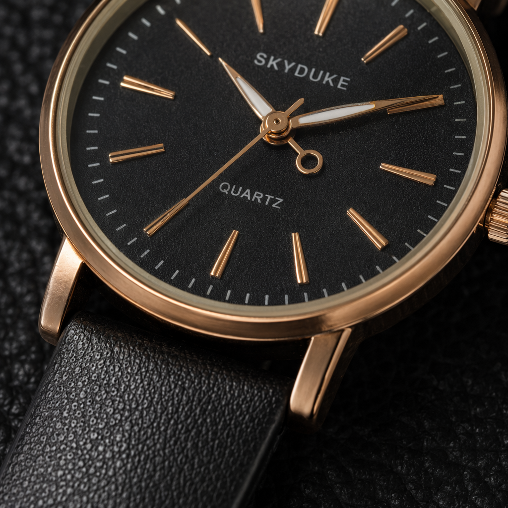 Fashionable and simple quartz electronic watch for clothing accessories details Picture