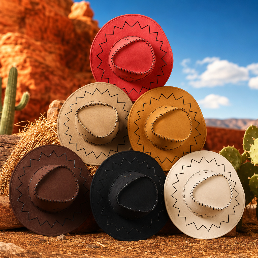 Colorful denim hat for women, summer sunshade, wide-brimmed straw woven, fashionable and versatile casual hat Specification image