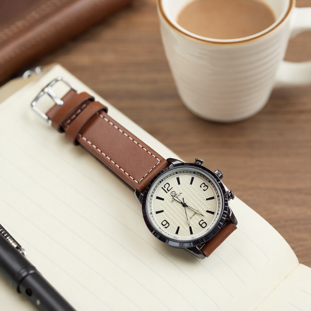 The clothing accessory watch strap is compatible with various brand watches and can be adjusted with metal and leather straps Application Scenario