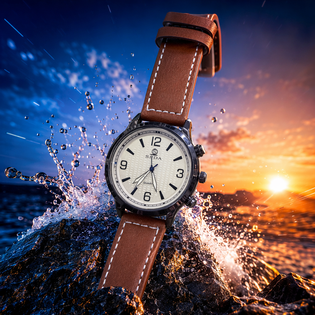The clothing accessory watch strap is compatible with various brand watches and can be adjusted with metal and leather straps Item Picture