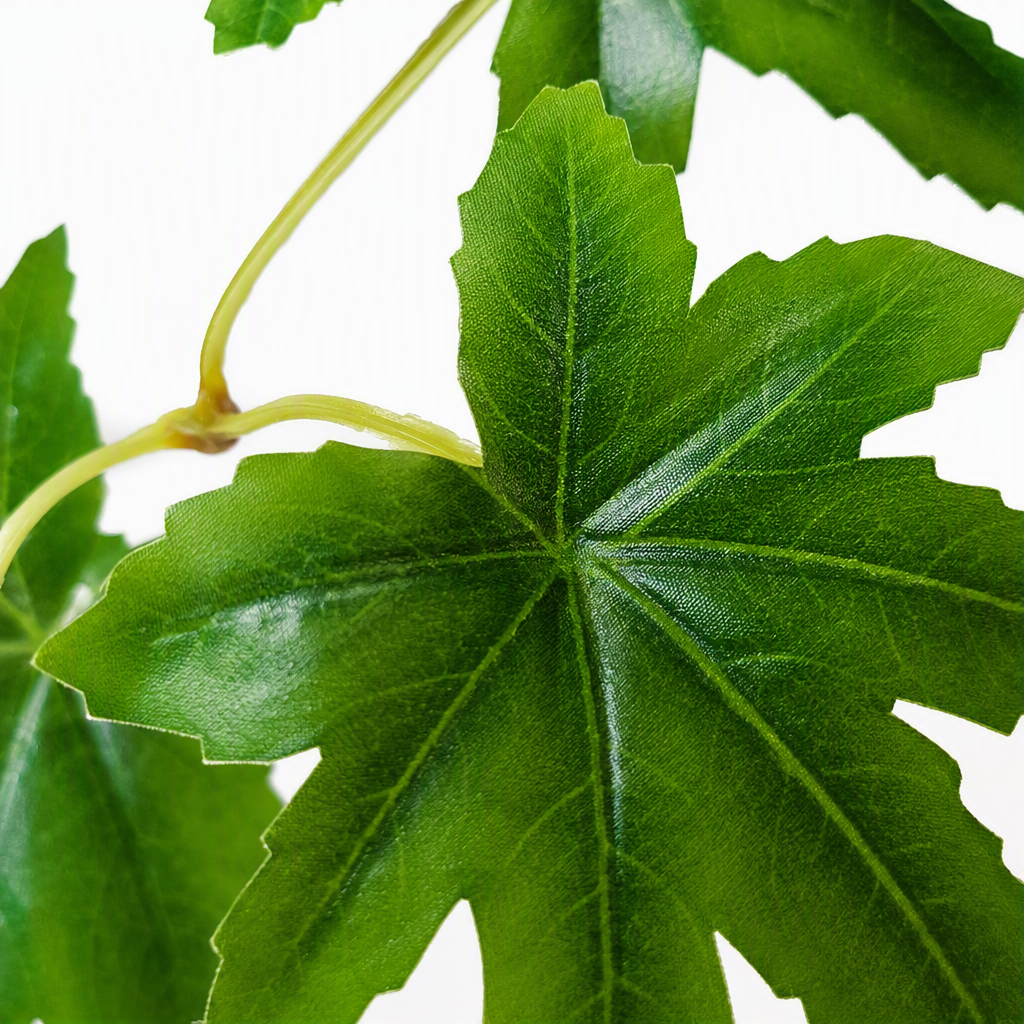 Green maple leaf branches, simulated decorative plants, home ornaments, natural wind-dried flower materials Application Scenario