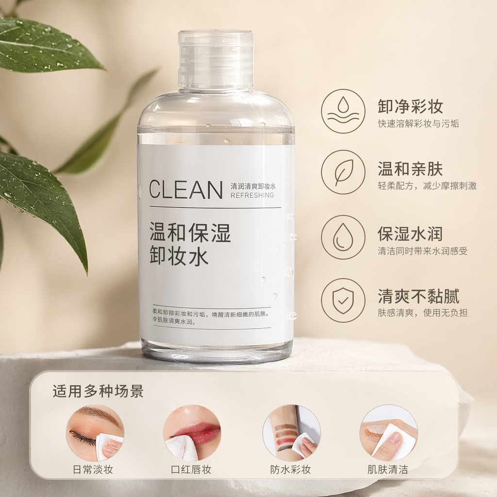 卸妆湿巾 美容护肤彩妆专用卸妆巾温和洁净便携单片独立包装