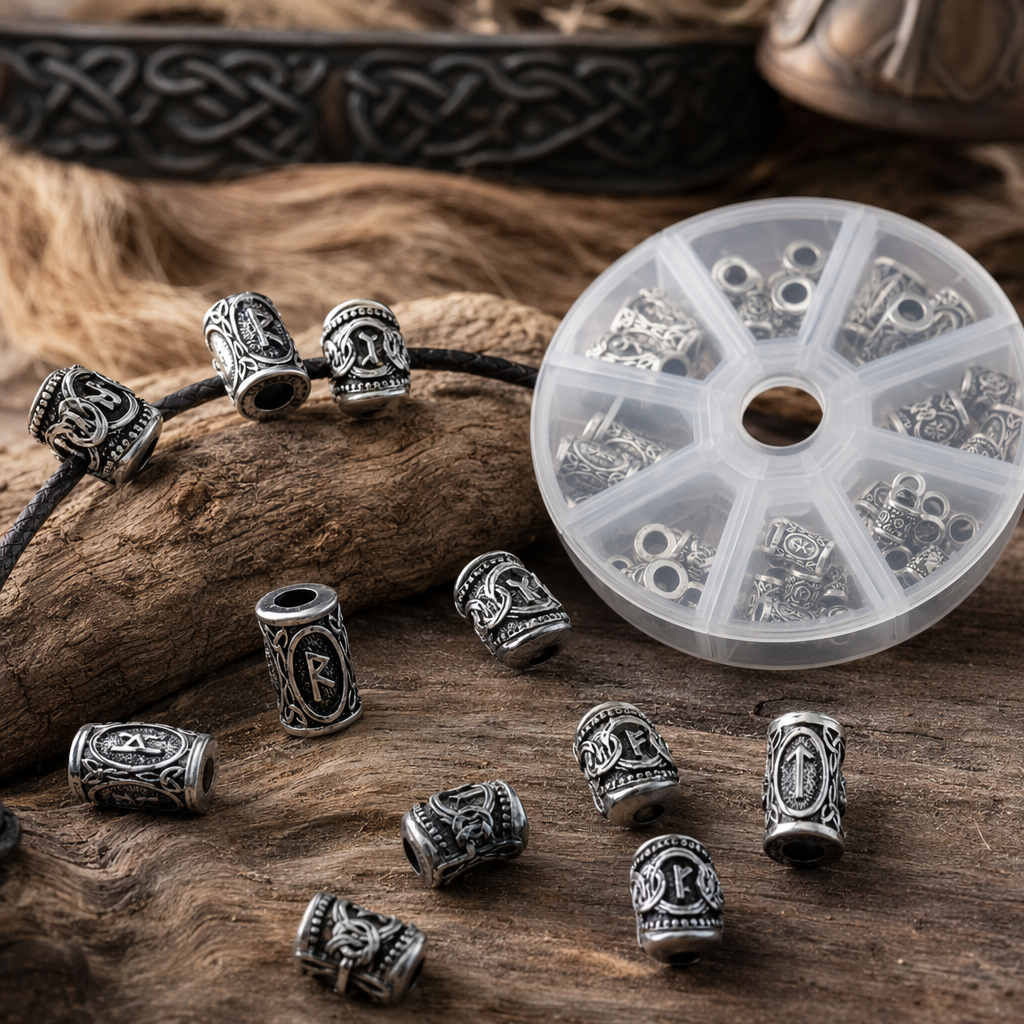 Scattered and beaded jewelry accessories come in a variety of materials and colors, suitable for DIY and weaving Specification image