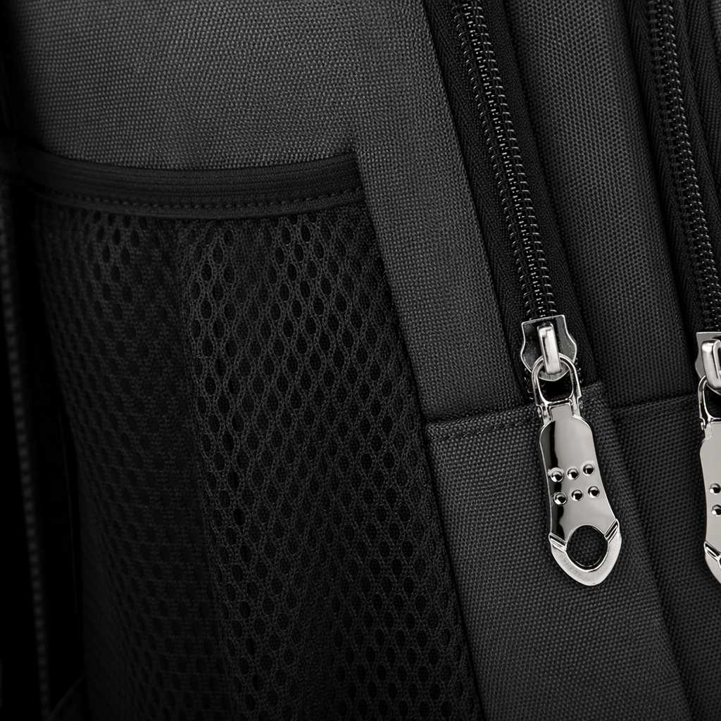 The grey backpack is a lightweight and large-capacity student commuting travel backpack Application Scenario
