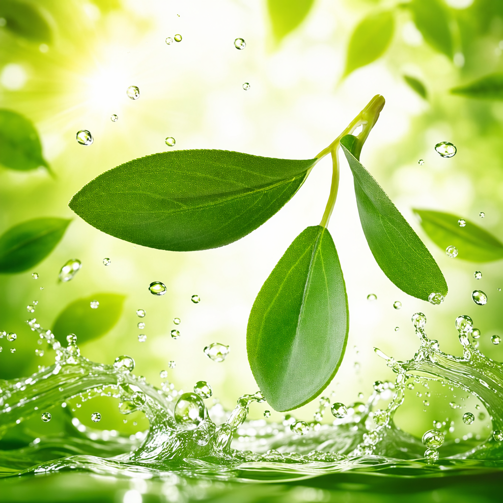 Green leaf and branch decorative ornaments, artificial plants for home green plant decoration Specification image