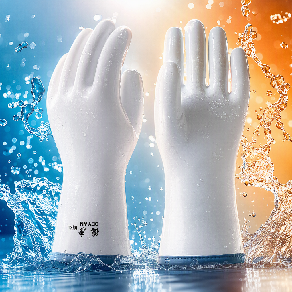 White pure cotton gloves for both men and women, anti-slip and breathable, daily labor protection work gloves Specification image