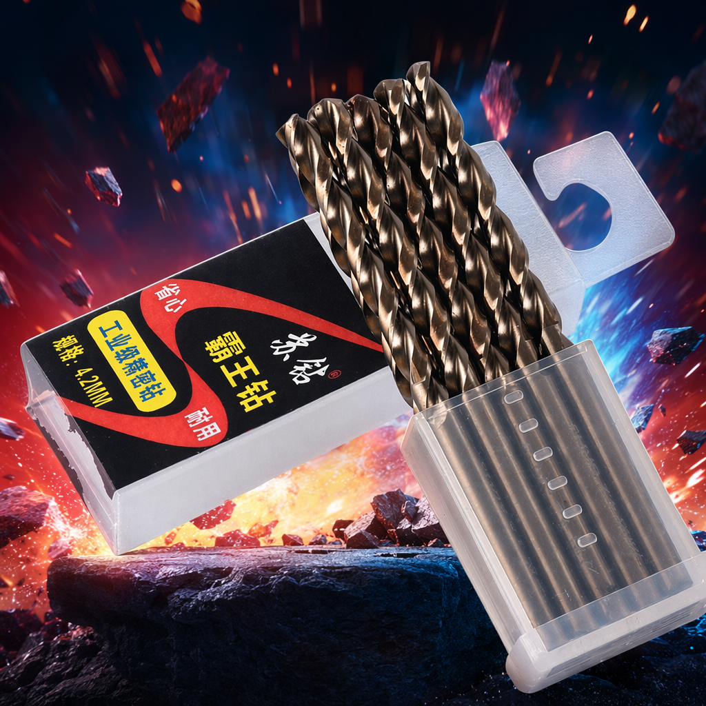 Brocas marrones brocas de perforación de metal brocas de torsión helicoidales multiespecificación herramientas de perforación universales Specification image