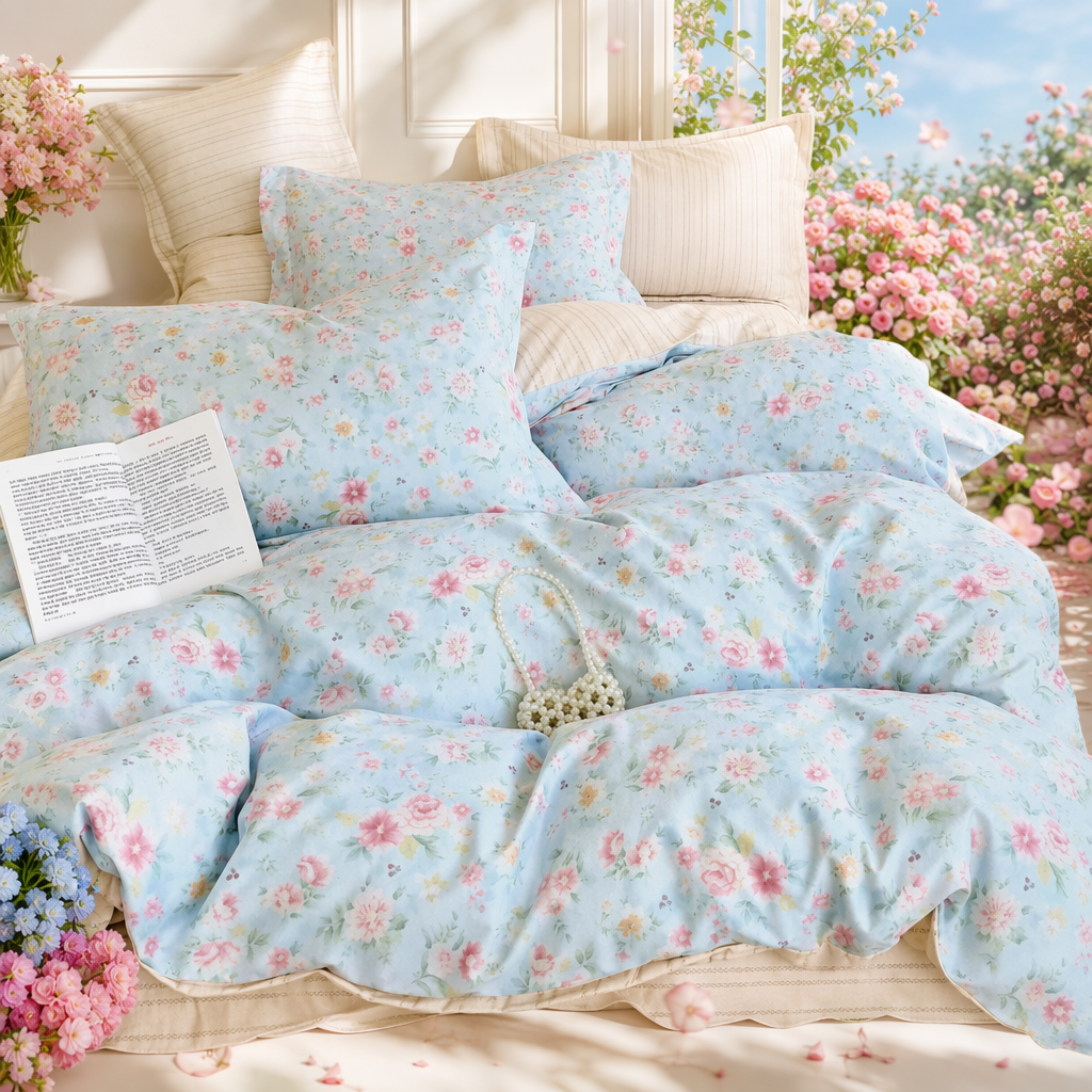 أغطية تحتوي على أربع قطع من القطن النقي تحتوي على أغطية مخدة Specification image