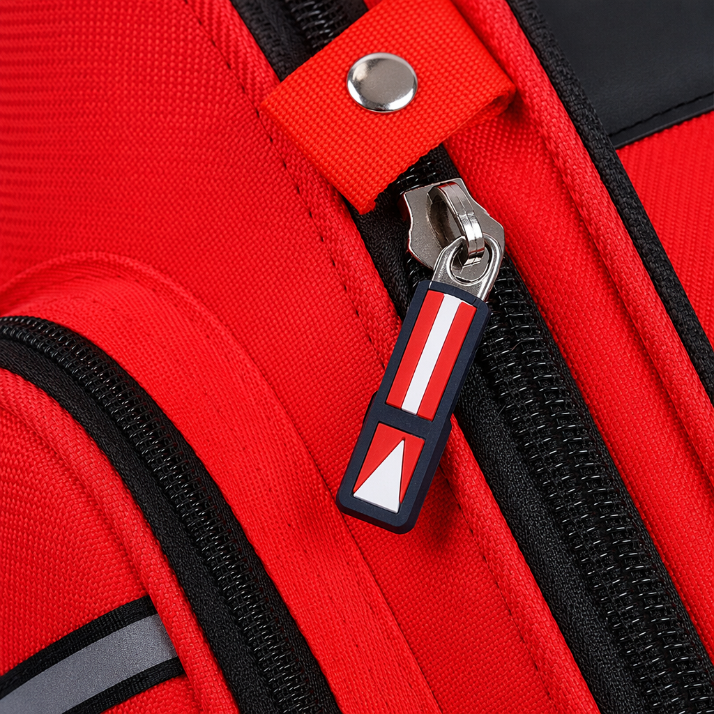 The red schoolbag is a lightweight and waterproof backpack for girls and primary school students, with a large capacity for stationery storage Application Scenario