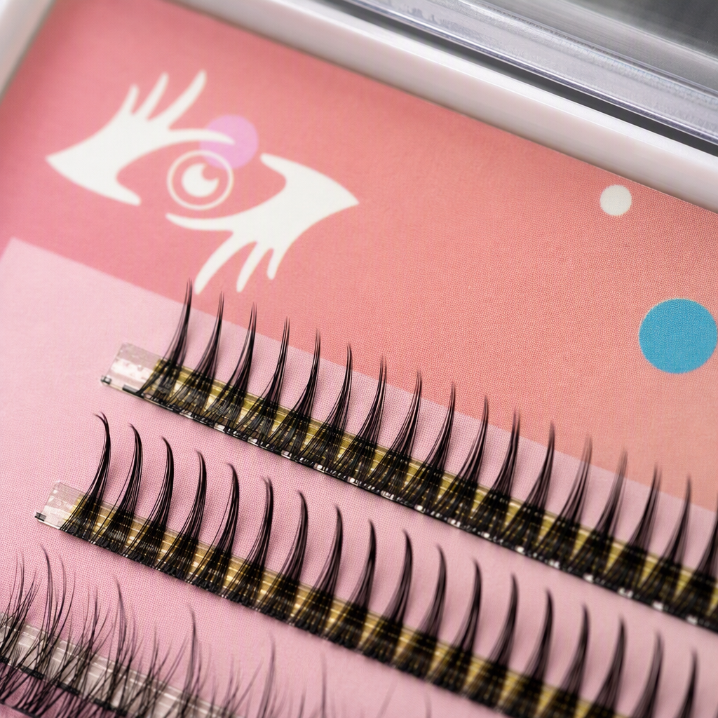 The false eyelash beauty tool is made of silk, which is light, breathable and suitable for daily commuting Specification image
