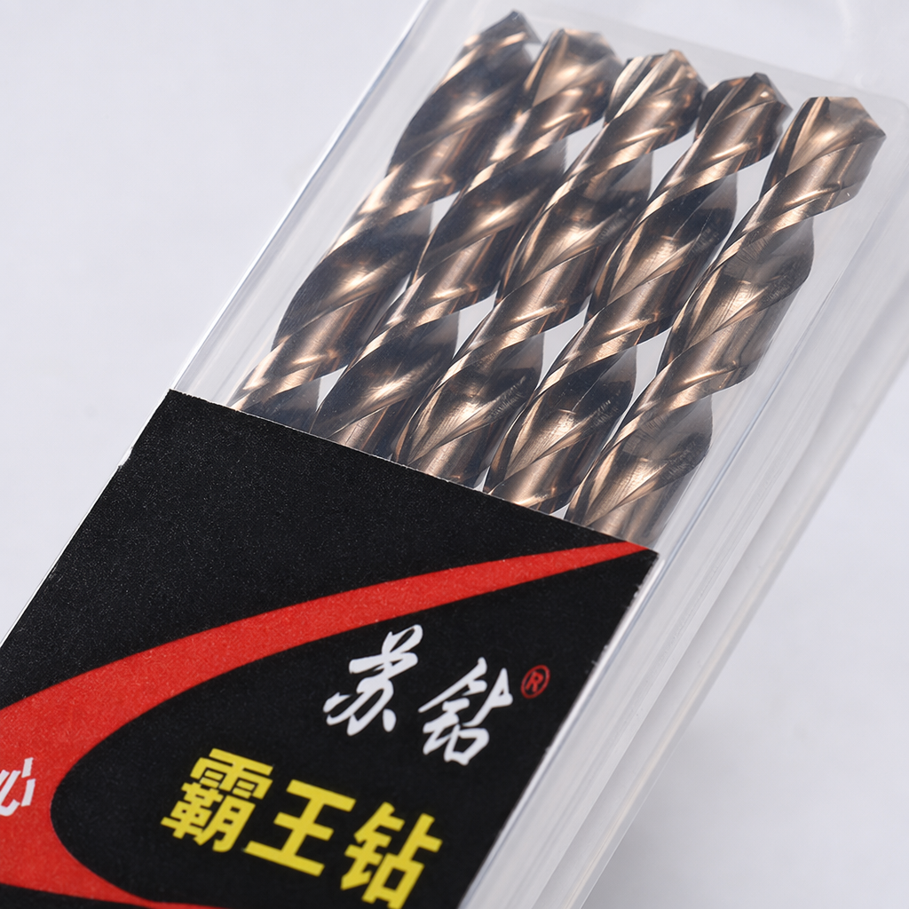 Suzuan Baowang Drill black packaging box, 4 pieces of 4.2MM metal dark brown spiral drill bits for industrial grade Application Scenario