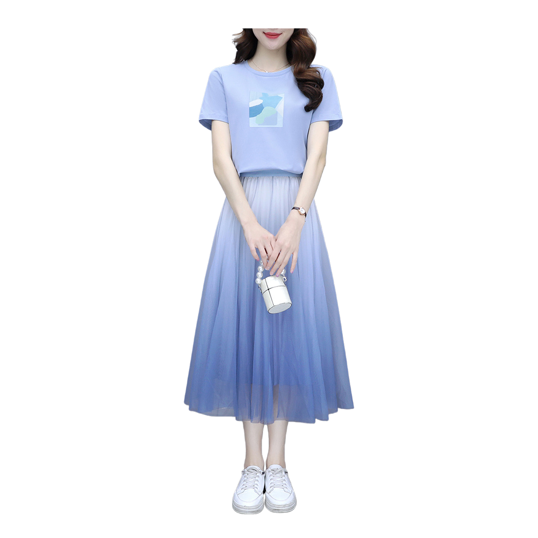New Chinese-style floral women's dress for square dancing details Picture