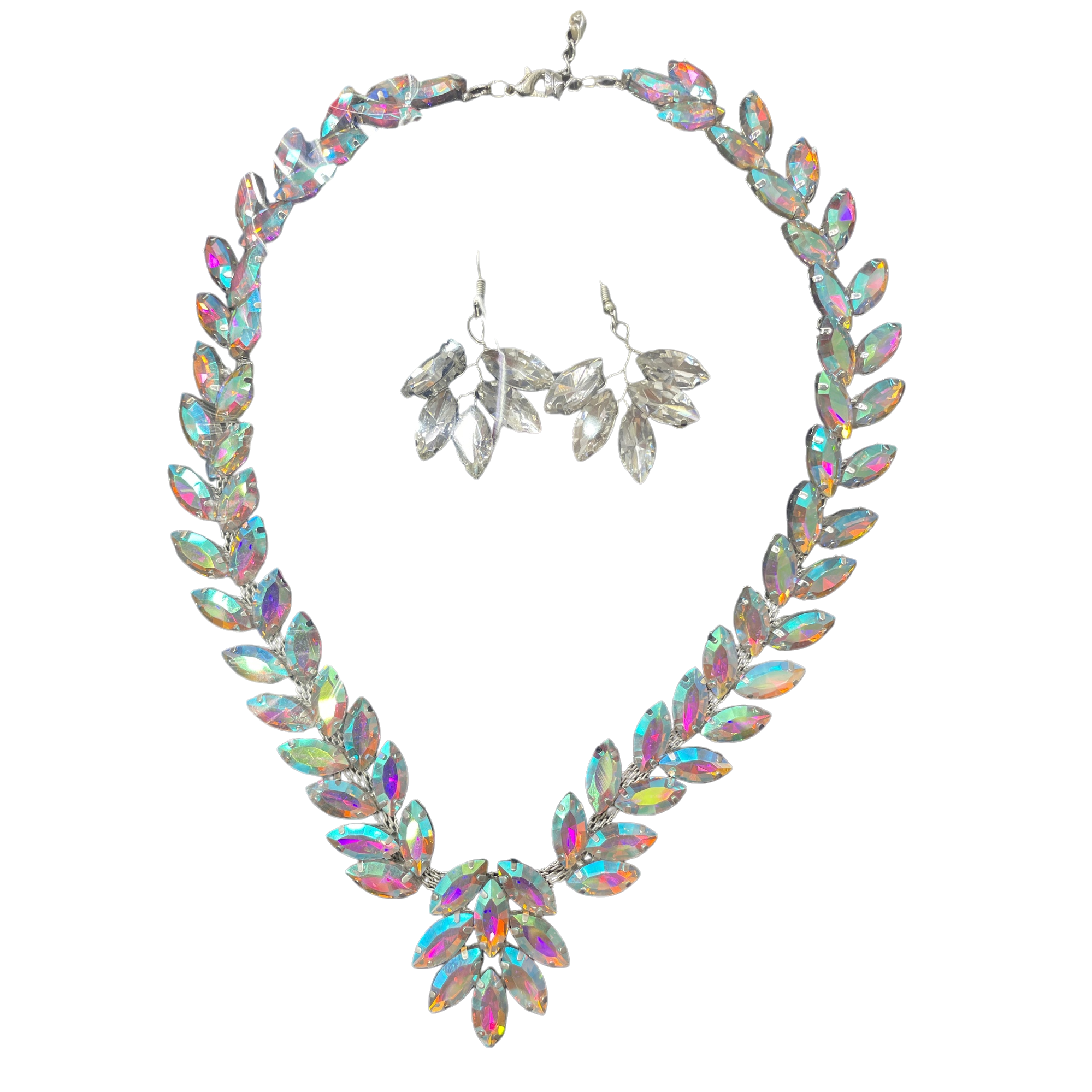 Color blade decorativo collar pendientes set Item Picture