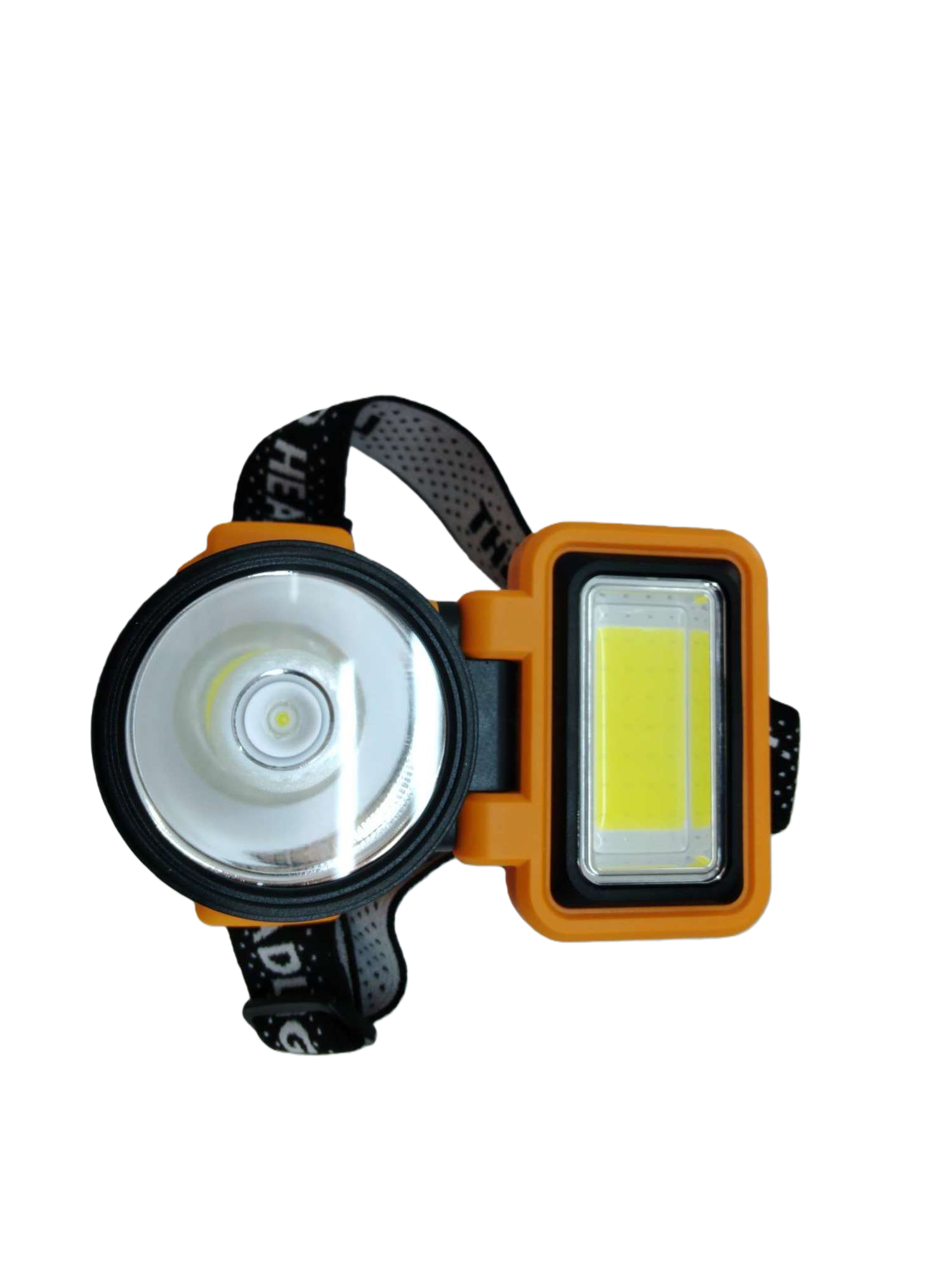 The new dual-source intelligent sensor headlamp with solar panel charging multi-functional headlamp is a household, outdoor, hiking and camping emergency headlamp undefined