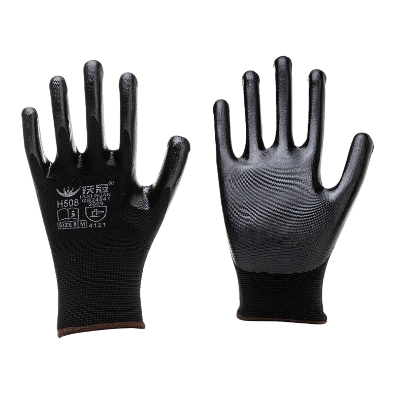 Guantes de protección negros multifuncionales resistentes a la abrasión resistente al aceite resistente a la punción guantes de protección laboral industrial antideslizante antiquímico esencial - 5