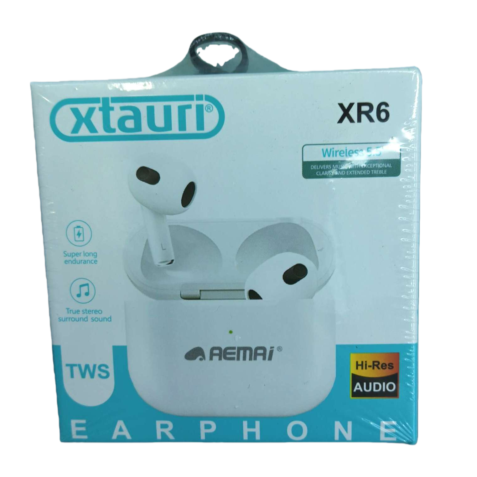 High-quality white earphone storage box, portable earphone packaging box, simple and fashionable earphone protective case, storage bag Item Picture