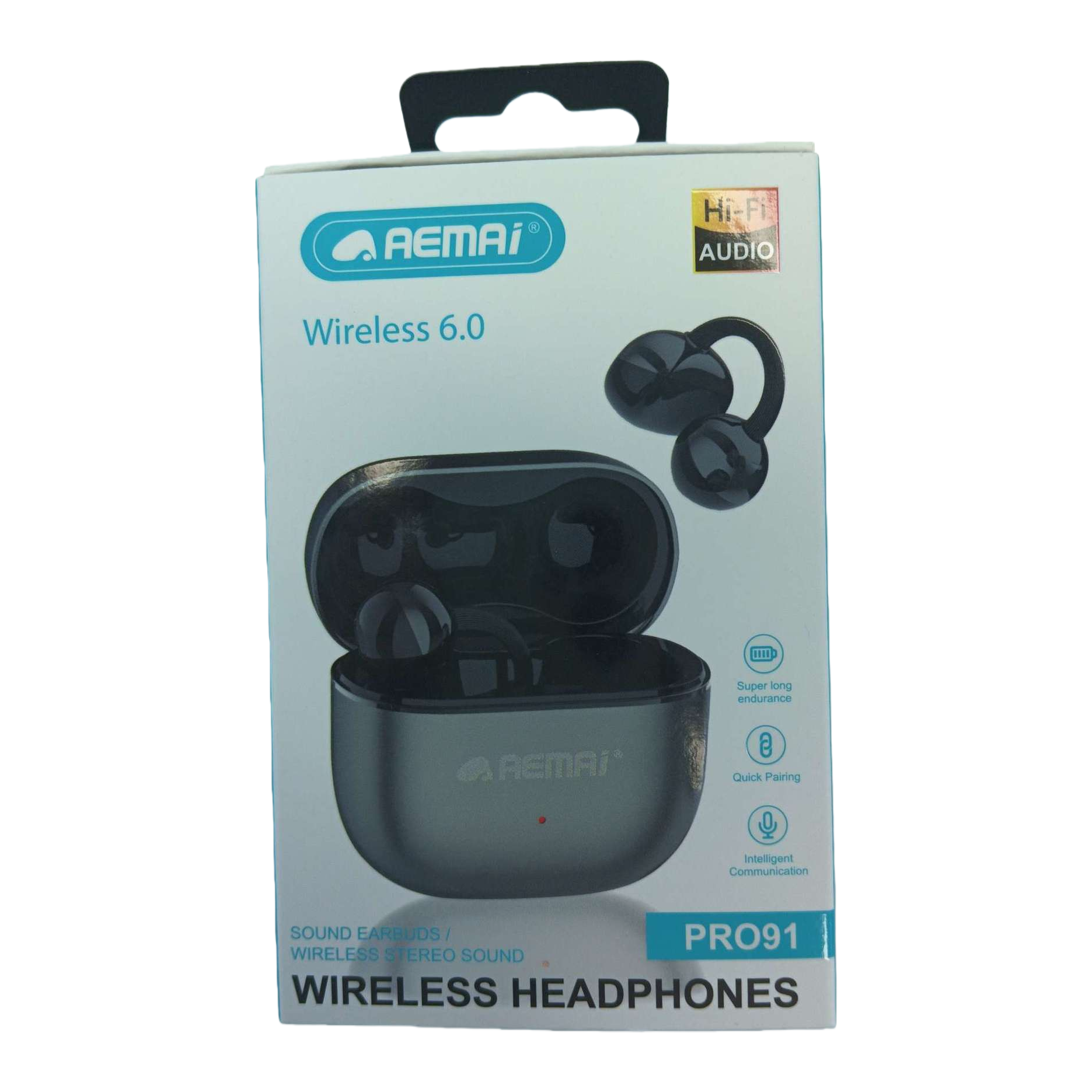 Fashionable white packaging box wireless headphones, high-definition stereo Bluetooth headphones, portable and suitable for sports Application Scenario