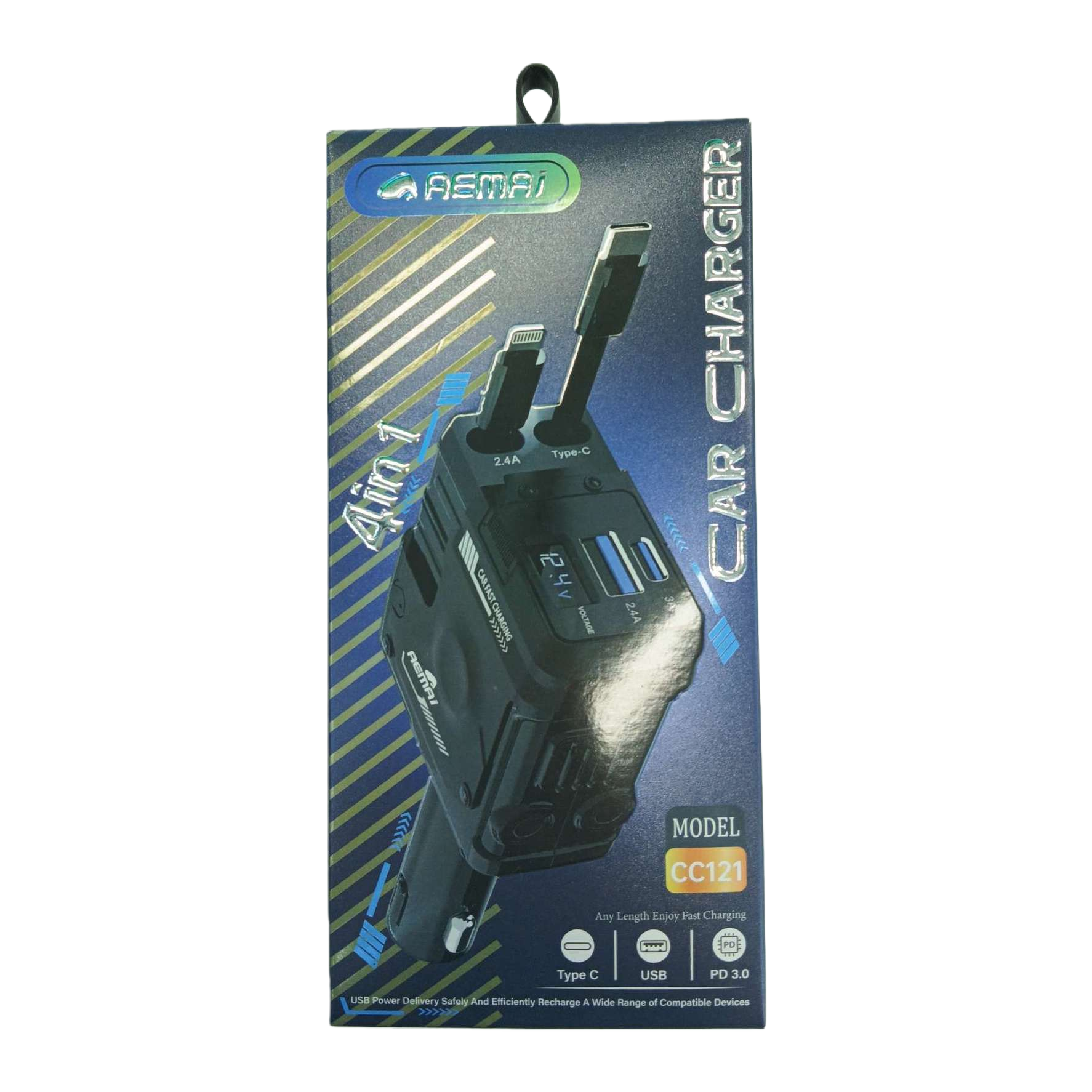 High-quality car charger packaging box is portable and durable, suitable for storage and organization of multiple car models Item Picture