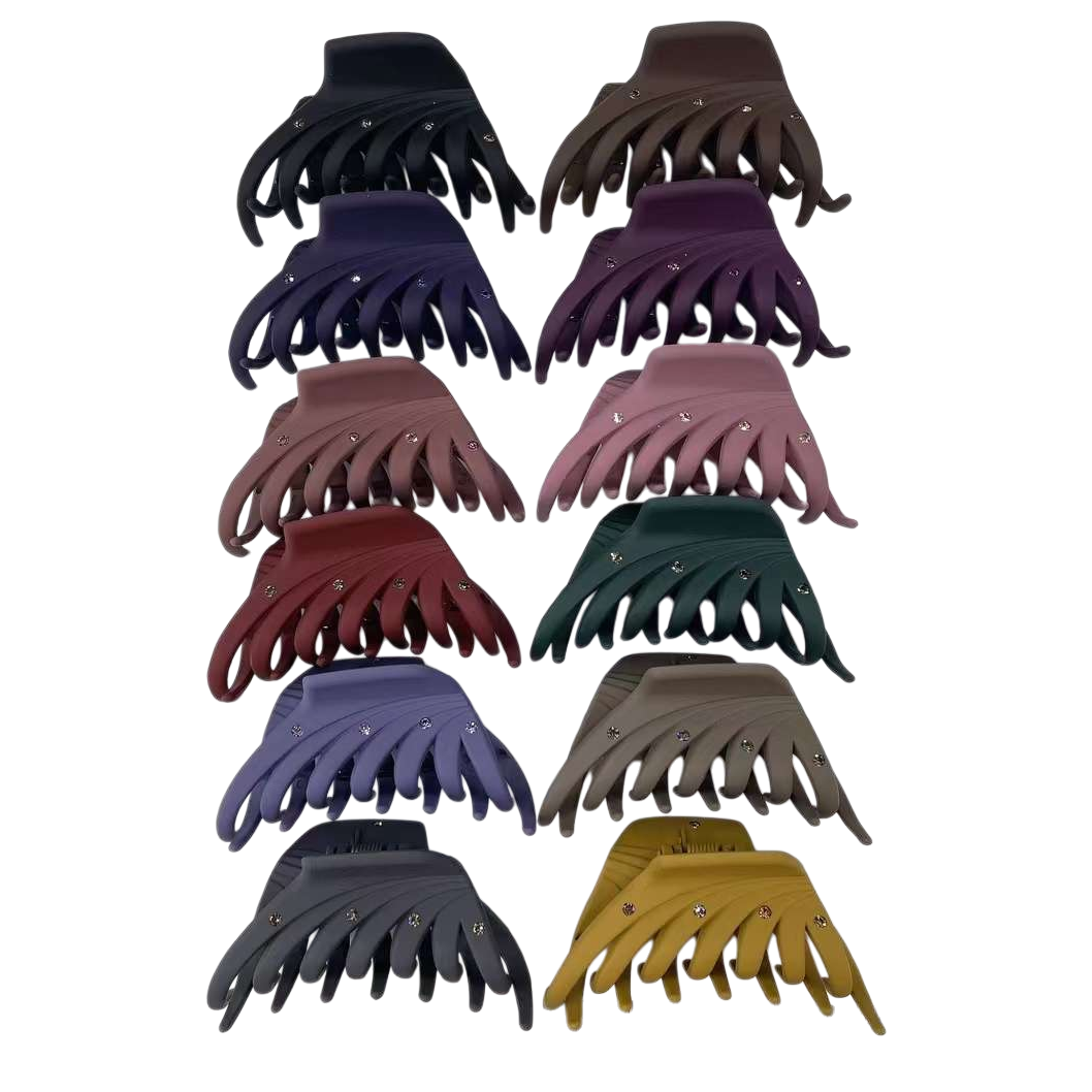 Colorful diamond-encrusted hair clips, hair accessories, headwear for women, Korean style, simple and versatile hair clips, hair accessories, hair clips, hair accessories Item Picture