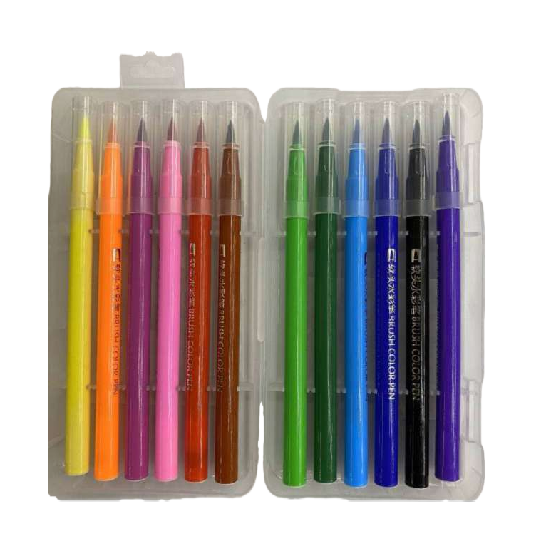 Colorful watercolor pen set, special for children's painting, student painting tools, creative handmade colored pen gift box Item Picture