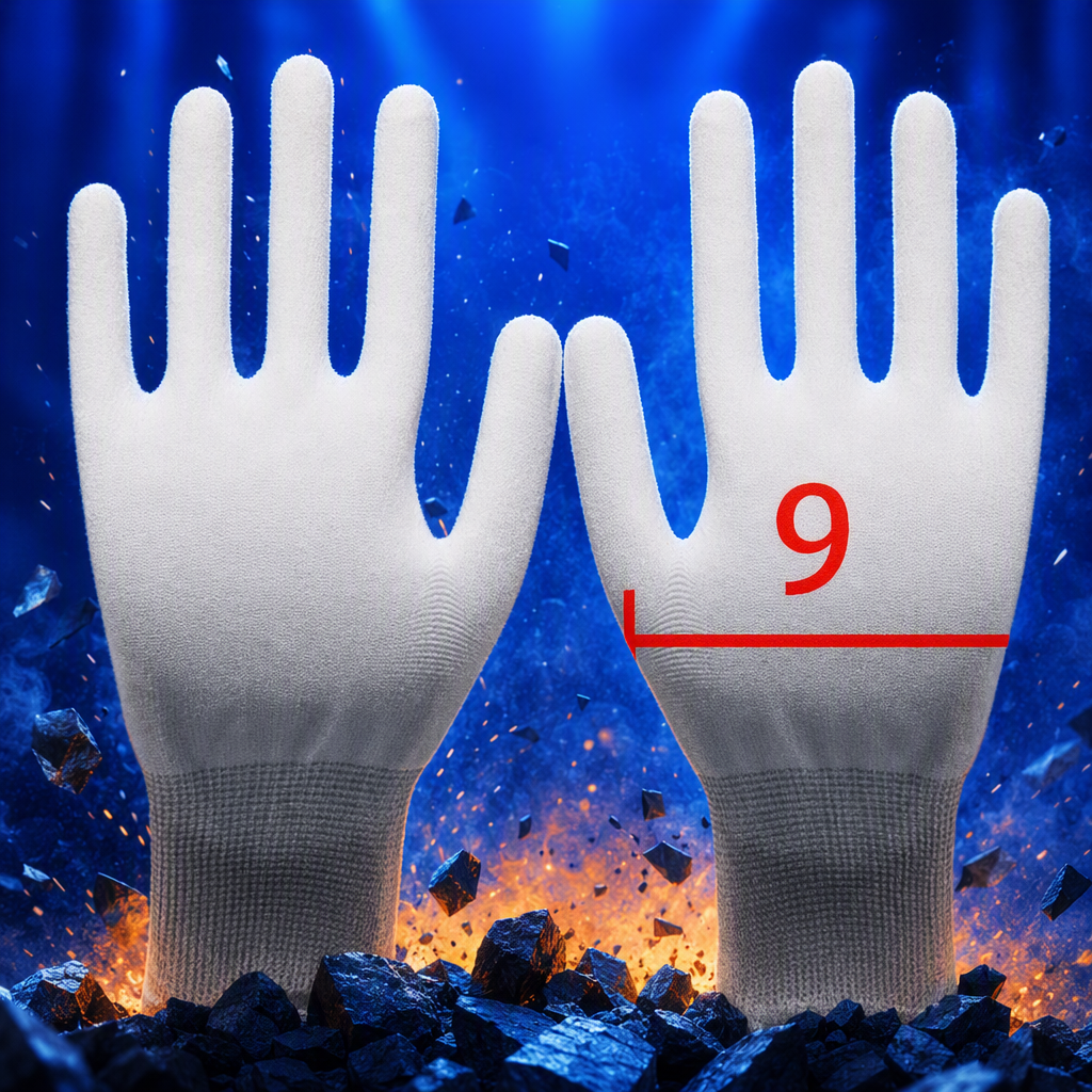 Guantes de nylon blancos antideslizantes resistentes al desgaste guantes de trabajo de protección de protección laboral respirables y duraderos a prueba de polvo a prueba de aceite a prueba de aceite guantes resistentes al desgaste - 3