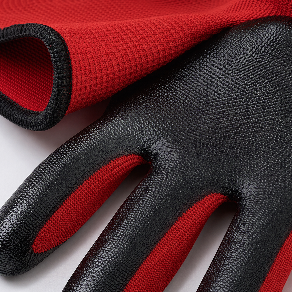 Guantes resistentes al corte resistentes a la abrasión multifuncionales rojo y negro de color guantes protectores de protección laboral duraderos y flexibles para trabajos industriales aplicables - 4