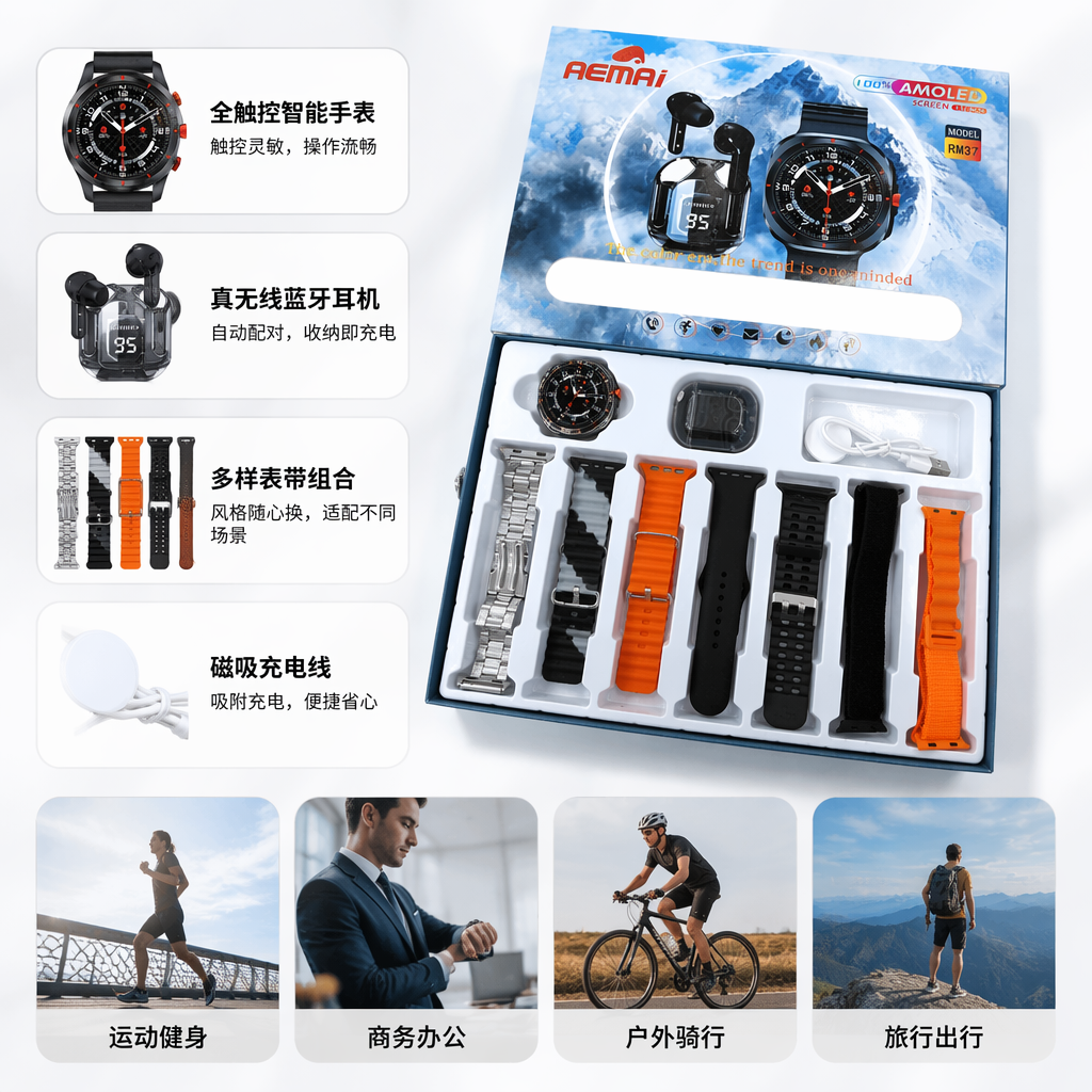 Creative blue packaging box gift box, exquisite large storage box, multi-functional home organization box, fashionable and simple