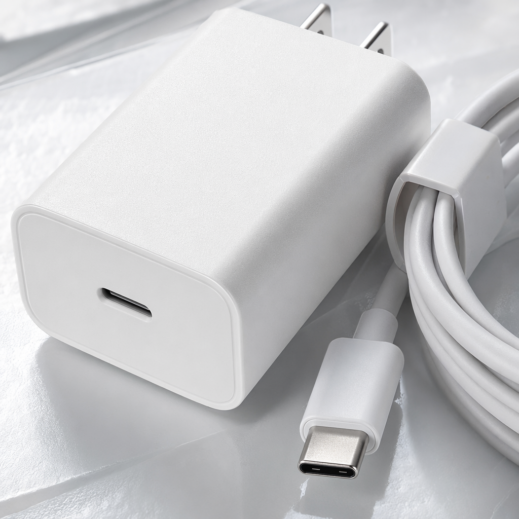 The multi-functional white charger packaging box is a portable storage box that is suitable for various charging devices. It features a simple design for organizing and storing Application Scenario