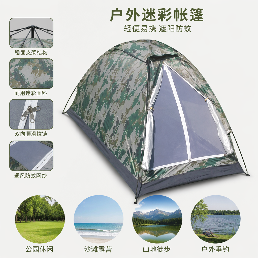 Multi-functional outdoor canopy tent accessories, waterproof, wind-resistant, portable camping sunshade and rain protection products details Picture