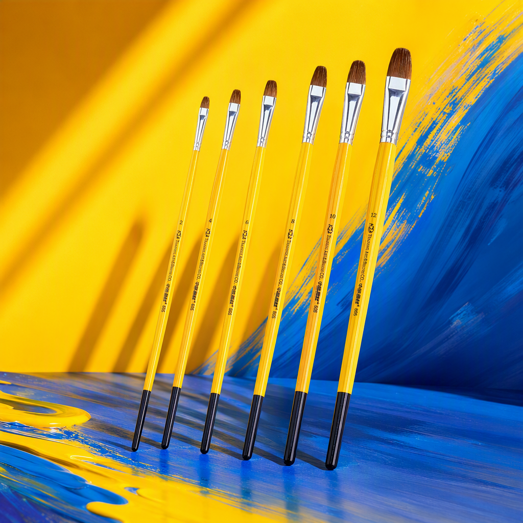 Professional painting yellow-handled multi-color watercolor pen set for children and adults Specification image