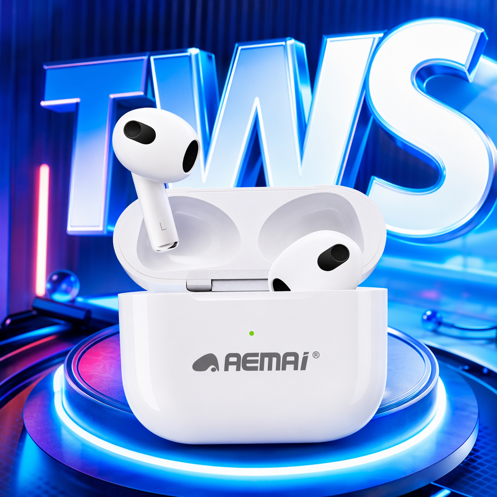 High-quality white earphone storage box, portable earphone packaging box, simple and fashionable earphone protective case, storage bag Specification image