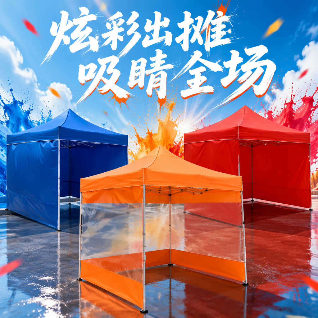 Multi-functional waterproof canopy tent accessories: Outdoor camping sunshade, rain protection, sun protection, wind protection, portable and durable details Picture