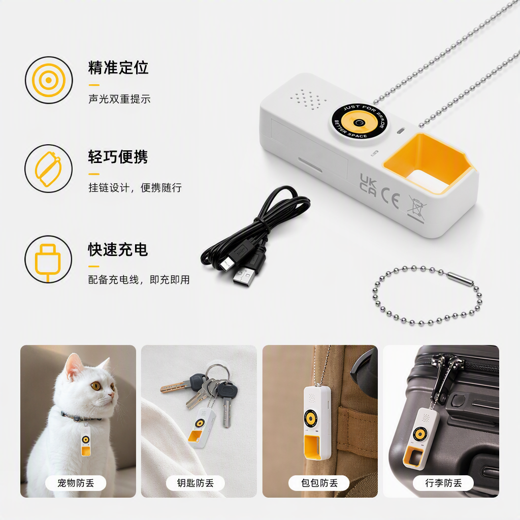 Mini portable white digital camera, a high-definition night travel photography wonder, a lightweight and portable model