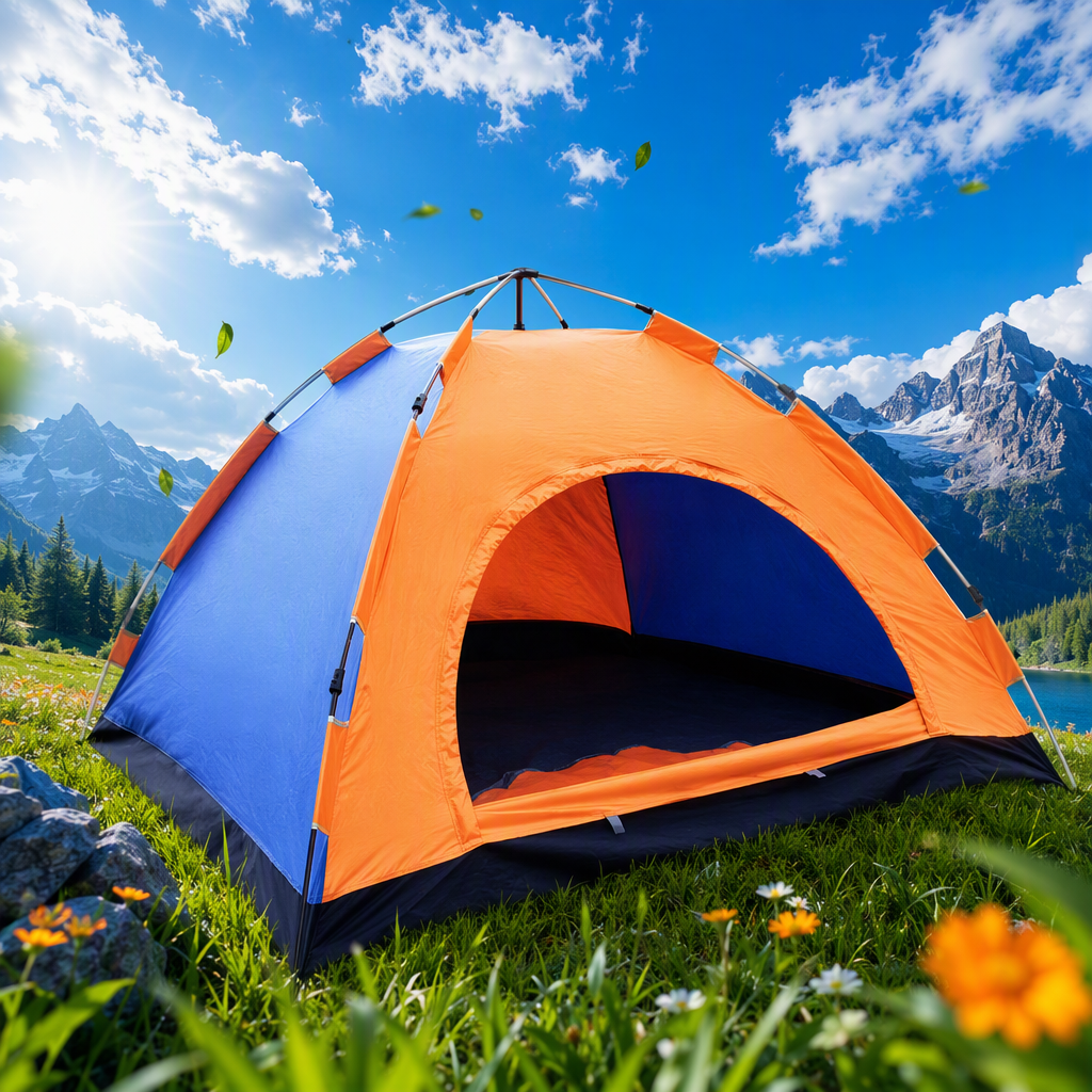 Multi-functional mountain camping tent canopy outdoor windproof and rainproof tent accessory set