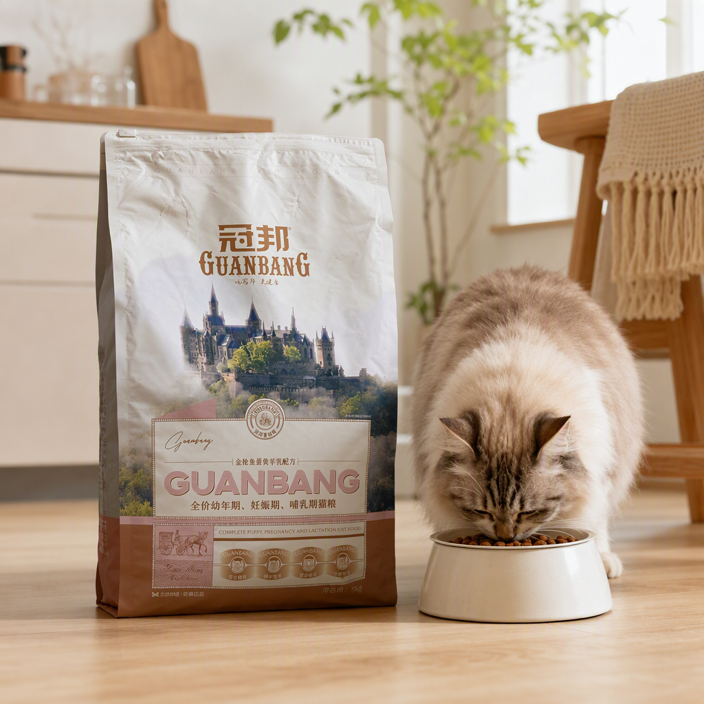 High-quality cat food, white packaging bags, pet snacks, dry food, special packaging bags for cats, durable and large-capacity bags details Picture
