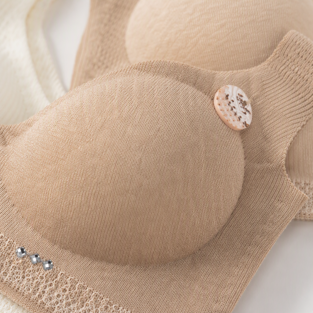 Multi-color, frameless, comfortable bra, soft, breathable and seamless underwear, women's underwear set, versatile Application Scenario