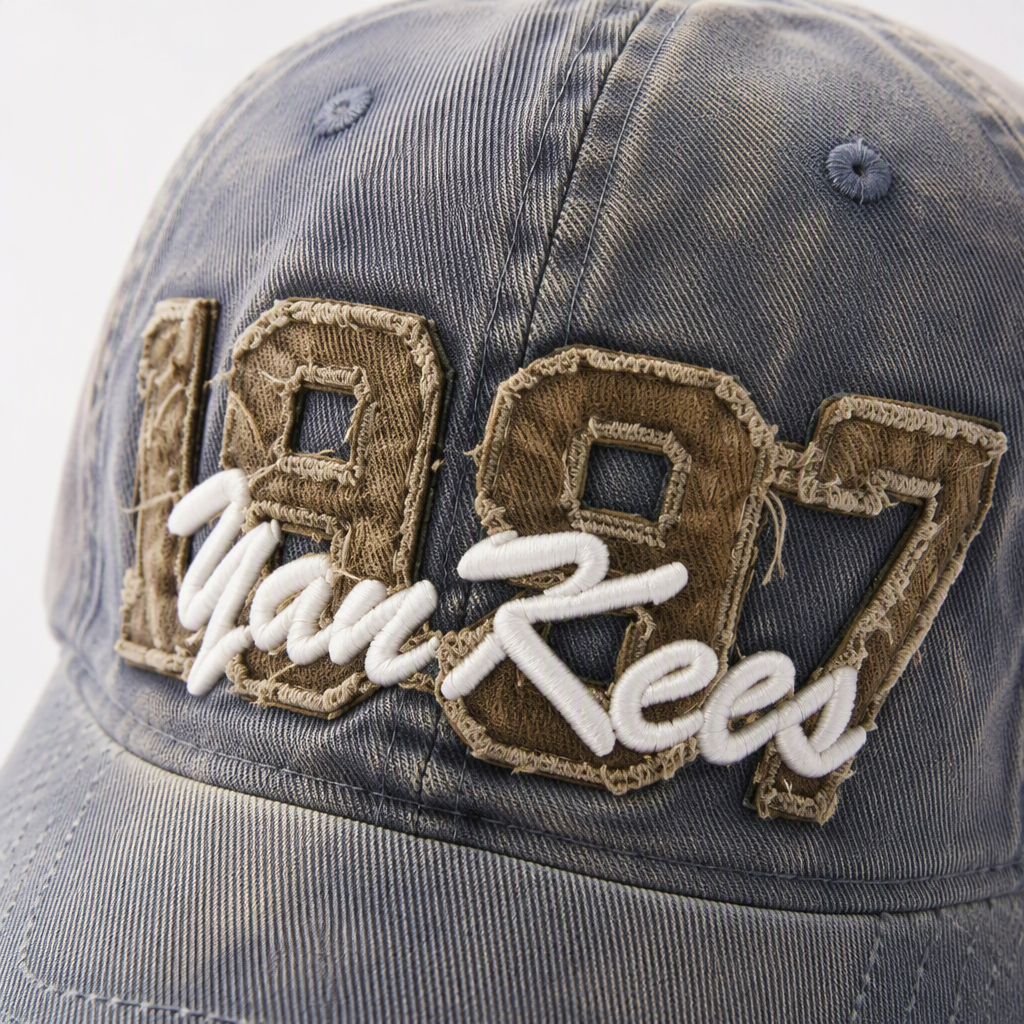 A multi-color denim baseball cap printed with the 1997 YanKees logo, a casual, versatile and trendy cap for both men and women Application Scenario