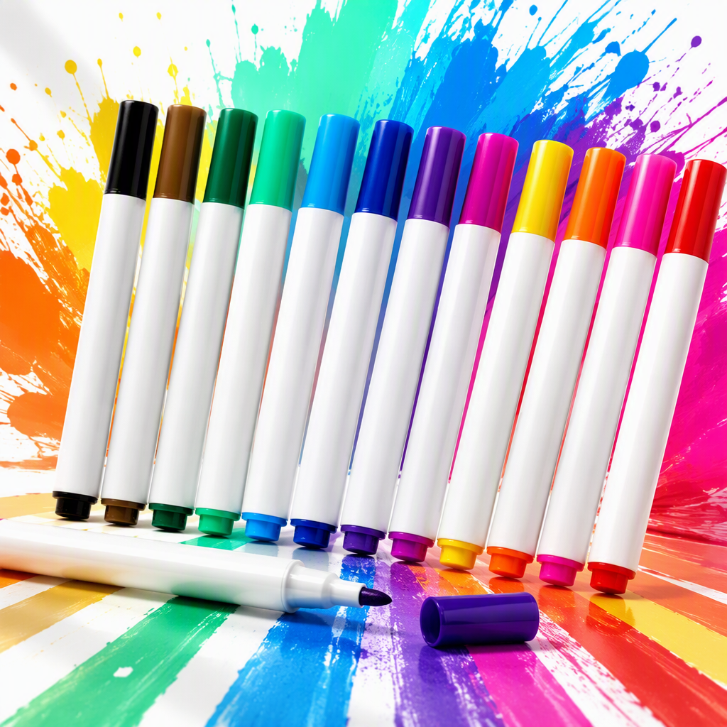 Colorful painting marker pen set for students, hand-drawn colored pens, creative doodling and painting tools, specially designed for adults and children Specification image