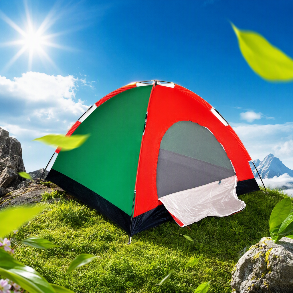 Multi-functional mountain camping canopy tent accessories, outdoor windproof, sunshade and rainproof equipment, durable and portable Application Scenario