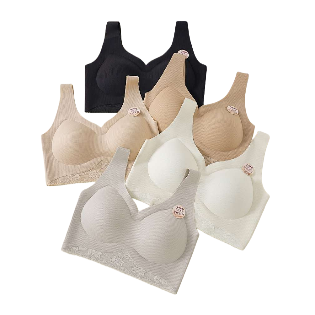 Multi-color, seamless, comfortable bra, thin, breathable, frameless girls' underwear, soft, seamless, snug, light style Item Picture