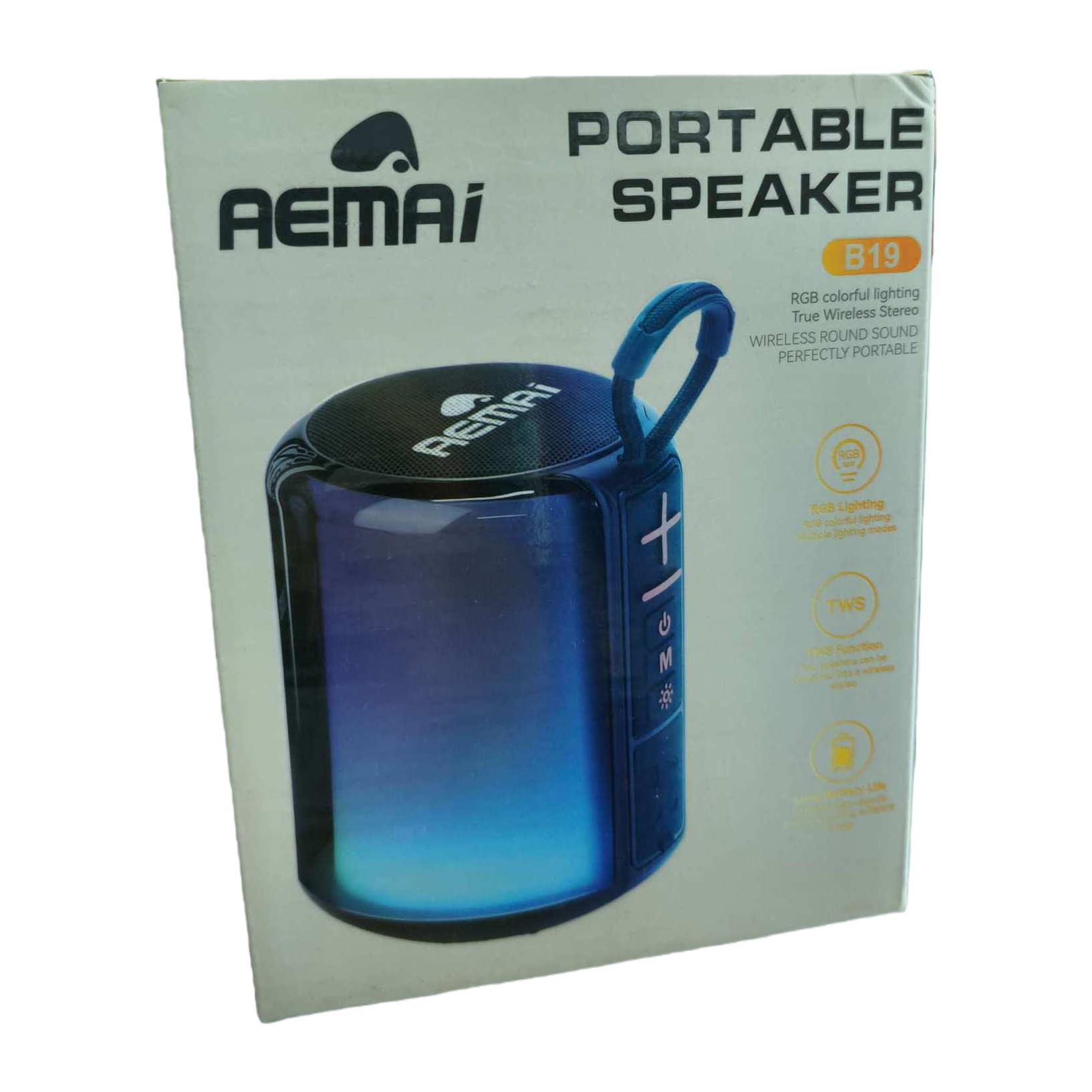 Разноцветные синие мини-портативные портативные плееры с беспроводным bluetooth Item Picture