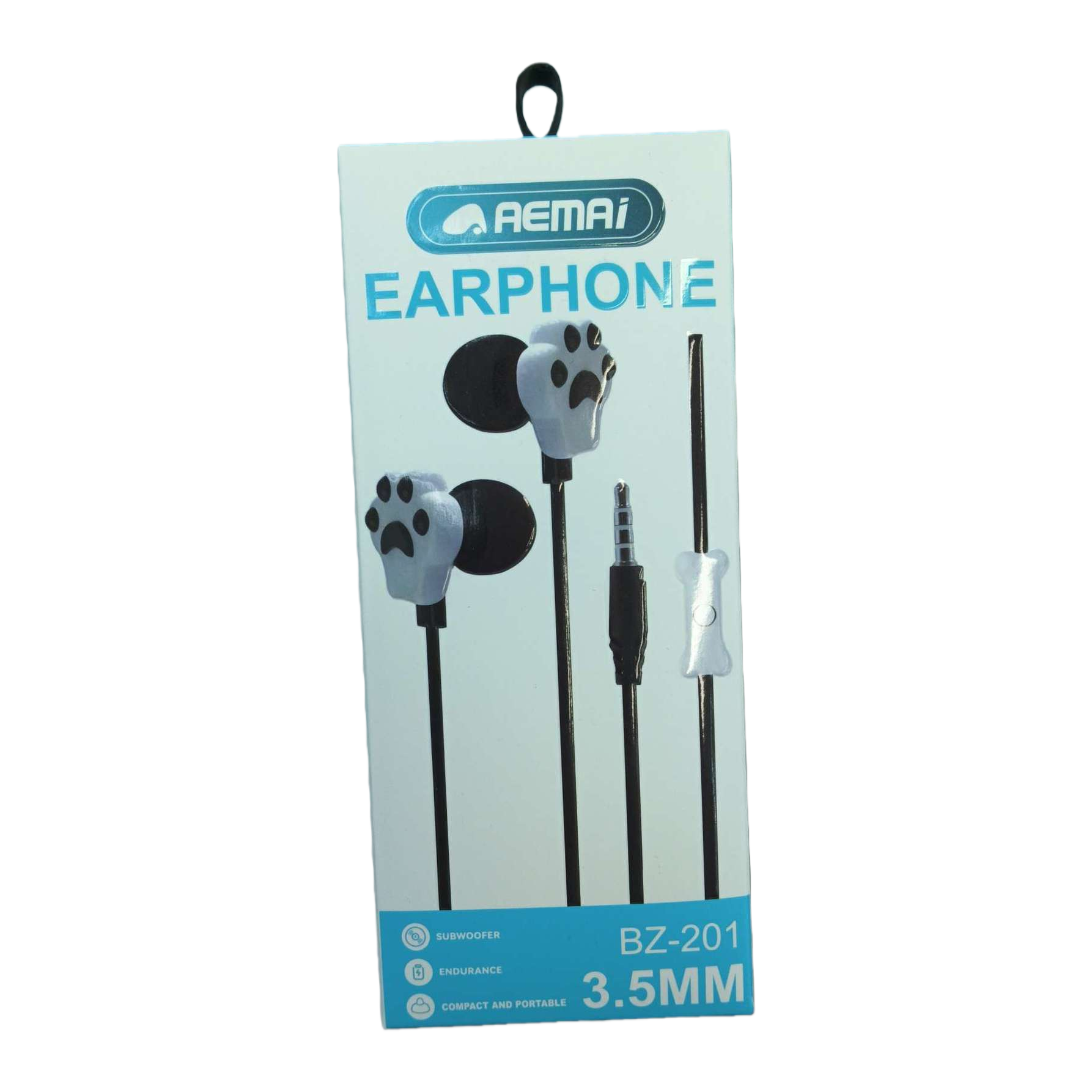High-quality white packaging box headphones with microphones, universal headsets for portable computers and mobile phones Item Picture