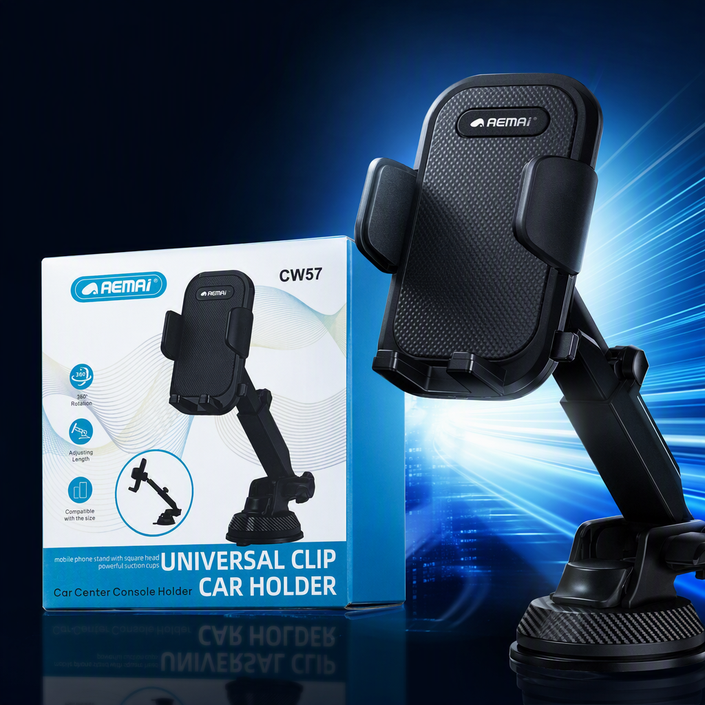 The multi-functional car navigation stand and the black car phone stand are firmly clamped and suitable for multiple vehicle models Specification image