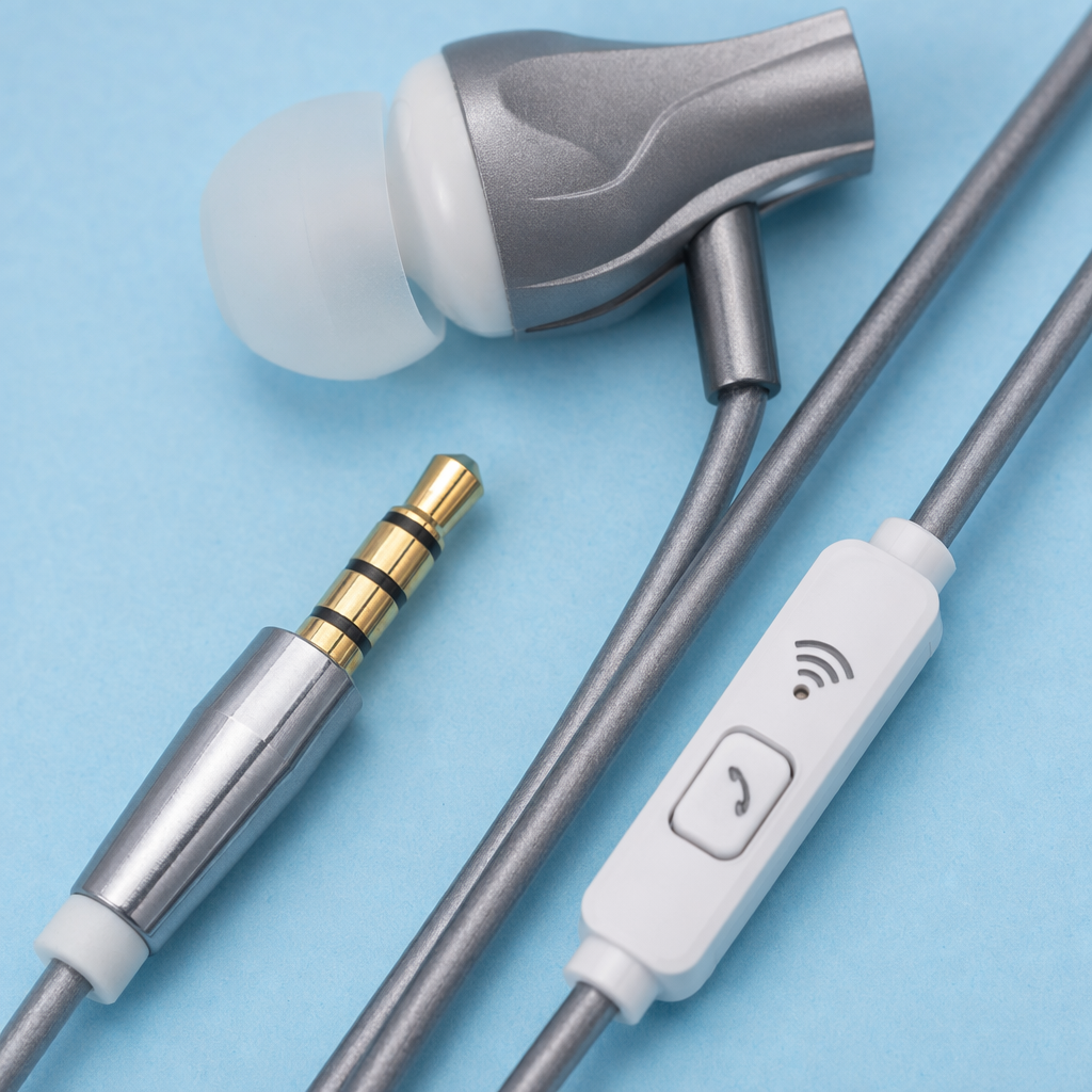 Fashionable blue and white packaging box headphones, high-definition stereo portable music headphones, suitable for students Application Scenario