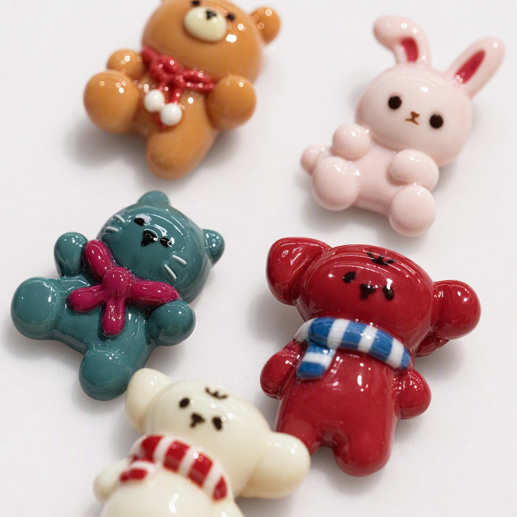 A variety of cartoon animal ornaments, colorful bears, rabbits and elephants, creative home decoration, children's room decorations, cute and fun gifts Application Scenario