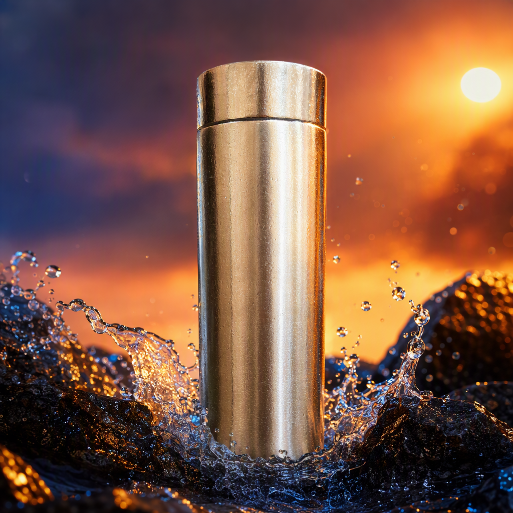 Stainless steel double-layer insulated cup, large capacity, portable and fashionable, silver student office hot drinking cup, gift item Specification image