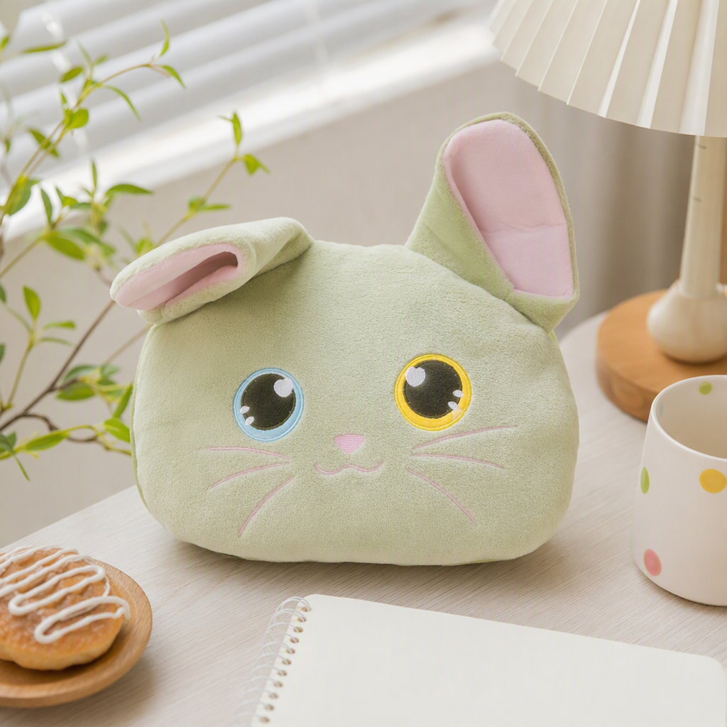 Cute rabbit-shaped hand warmer, a portable hand warmer, a must-have warm and adorable gift for winter details Picture